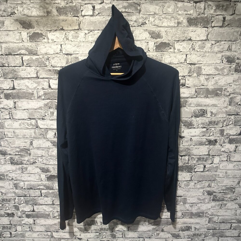 EUC J.Crew Lightweight Performance Hoodie Men's Size Large